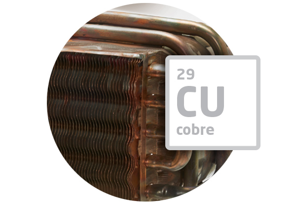 Radiador de cobre